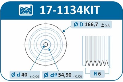 IJS Group 17-1134KIT EAN: 8435398501372.