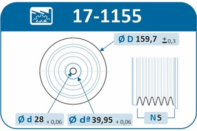 IJS Group 17-1155 EAN: 8435398501587.