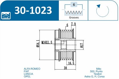 IJS Group 30-1023 EAN: 8435398502508.