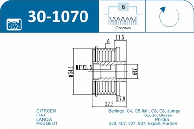 IJS Group 30-1070 EAN: 8435398502973.