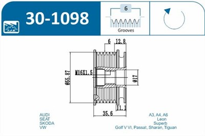 IJS Group 30-1098 EAN: 8435398503253.