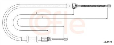COFLE 92.11.6676 Číslo výrobce: 11.6676.