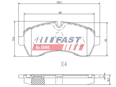 FAST FT29022 EAN: 5901797060169.
