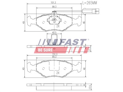 FAST FT29086 EAN: 5901797010492.