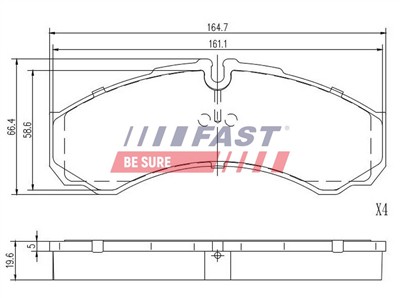 FAST FT29121 EAN: 5901797010676.