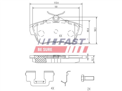 FAST FT29154 EAN: 5901797010836.