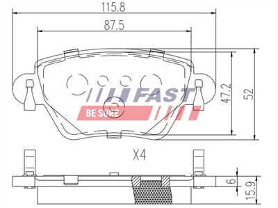 FAST FT29533 EAN: 5901797041779.
