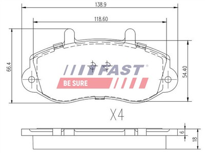FAST FT29539 EAN: 5901797042042.