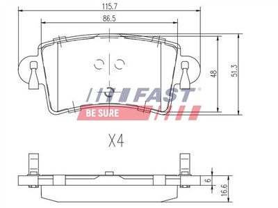 FAST FT29541 EAN: 5901797042066.
