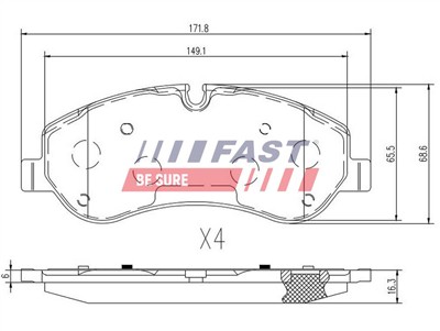 FAST FT29549 EAN: 5901797041854.