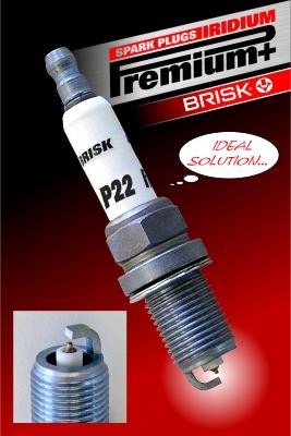 BRISK 1922 Číslo výrobce: P22 Iridium Premium+. EAN: 8595001321923.
