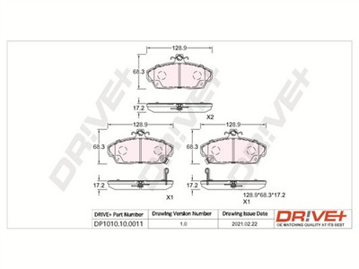 Dr!ve+ DP1010.10.0011 Číslo výrobce: DBP0011. EAN: 5907714158438.