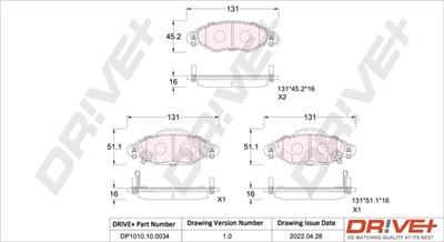 Dr!ve+ DP1010.10.0034 Číslo výrobce: DBP0034. EAN: 5907714158636.