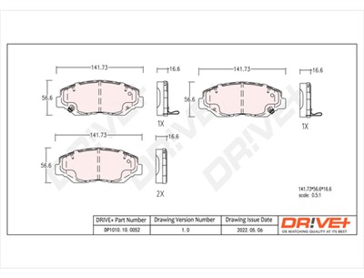 Dr!ve+ DP1010.10.0052 Číslo výrobce: DBP0052. EAN: 5907714158780.