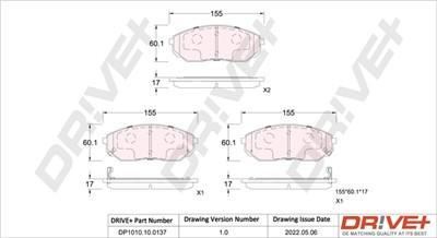 Dr!ve+ DP1010.10.0137 Číslo výrobce: DBP0137. EAN: 5907714159299.
