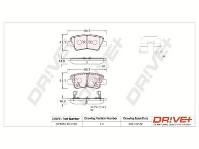 Dr!ve+ DP1010.10.0150 Číslo výrobce: DBP0150. EAN: 5907714159367.