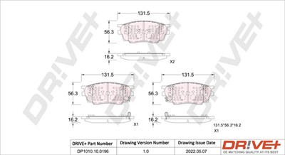 Dr!ve+ DP1010.10.0196 Číslo výrobce: DBP0196. EAN: 5907714159565.
