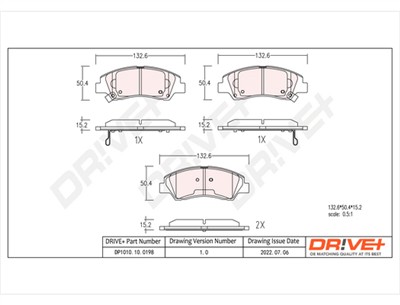 Dr!ve+ DP1010.10.0198 Číslo výrobce: DBP0198. EAN: 5907714159589.