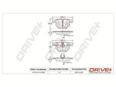 Dr!ve+ DP1010.10.0895 Číslo výrobce: DBP0895. EAN: 5907714161513.