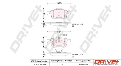 Dr!ve+ DP1010.10.1074 Číslo výrobce: DBP1074. EAN: 5907714150050.