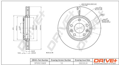 Dr!ve+ DP1010.11.0629 Číslo výrobce: DBD0629. EAN: 609843816818.