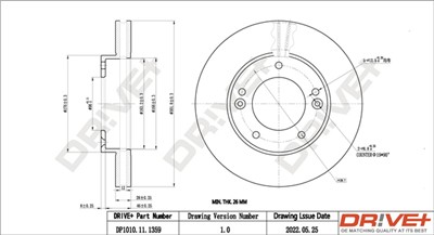 Dr!ve+ DP1010.11.1359 Číslo výrobce: DBD1359. EAN: 5907714157165.