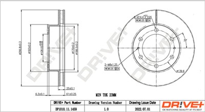 Dr!ve+ DP1010.11.1459 Číslo výrobce: DBD1459. EAN: 5907714157530.
