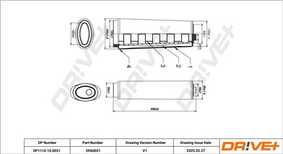 Dr!ve+ DP1110.10.0021 Číslo výrobce: DFA0021. EAN: 5907714165795.