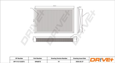 Dr!ve+ DP1110.10.0072 Číslo výrobce: DFA0072. EAN: 5907714165979.