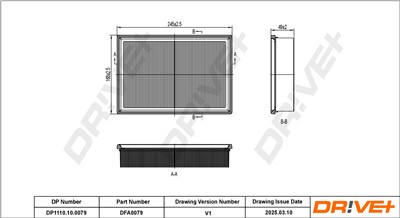 Dr!ve+ DP1110.10.0079 Číslo výrobce: DFA0079. EAN: 5907714165634.