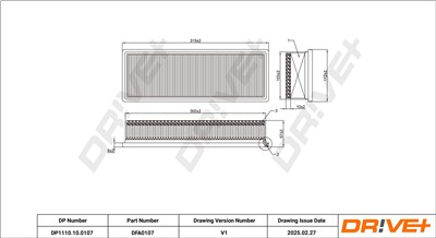Dr!ve+ DP1110.10.0107 Číslo výrobce: DFA0107. EAN: 5907714165719.