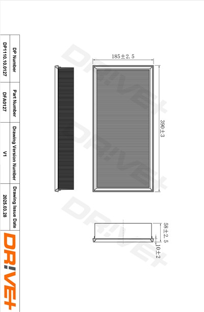Dr!ve+ DP1110.10.0127 Číslo výrobce: DFA0127. EAN: 5907714165290.