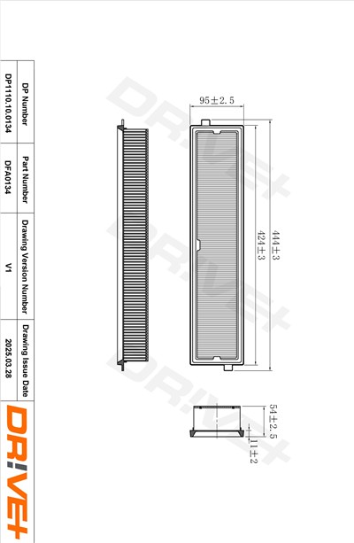 Dr!ve+ DP1110.10.0134 Číslo výrobce: DFA0134. EAN: 5907714165467.