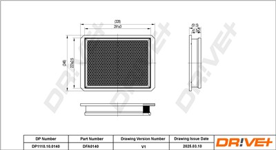 Dr!ve+ DP1110.10.0140 Číslo výrobce: DFA0140. EAN: 5907714165542.