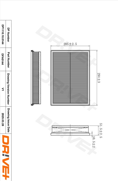 Dr!ve+ DP1110.10.0144 Číslo výrobce: DFA0144. EAN: 5907714165283.