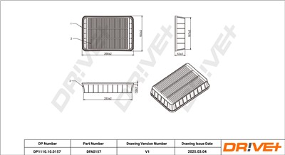 Dr!ve+ DP1110.10.0157 Číslo výrobce: DFA0157. EAN: 5907714165924.