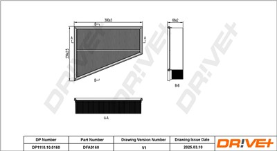 Dr!ve+ DP1110.10.0160 Číslo výrobce: DFA0160. EAN: 5907714165504.