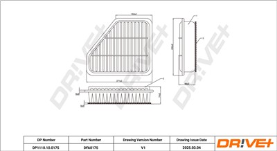 Dr!ve+ DP1110.10.0175 Číslo výrobce: DFA0175. EAN: 5907714165856.