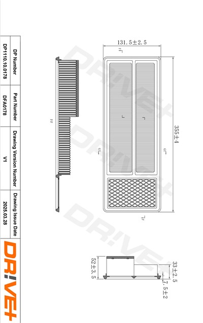 Dr!ve+ DP1110.10.0178 Číslo výrobce: DFA0178. EAN: 5907714165443.