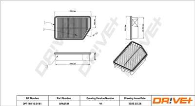 Dr!ve+ DP1110.10.0181 Číslo výrobce: DFA0181. EAN: 5907714165818.