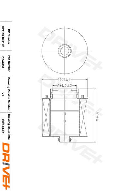 Dr!ve+ DP1110.10.0192 Číslo výrobce: DFA0192. EAN: 5907714151668.