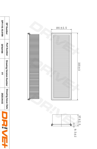 Dr!ve+ DP1110.10.0199 Číslo výrobce: DFA0199. EAN: 5907714151736.