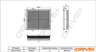 Dr!ve+ DP1110.10.0213 Číslo výrobce: DFA0213. EAN: 5907714151873.