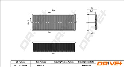 Dr!ve+ DP1110.10.0214 Číslo výrobce: DFA0214. EAN: 5907714151880.