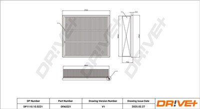 Dr!ve+ DP1110.10.0221 Číslo výrobce: DFA0221. EAN: 5907714151958.