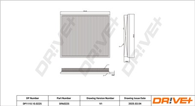 Dr!ve+ DP1110.10.0225 Číslo výrobce: DFA0225. EAN: 5907714151996.