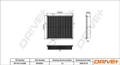 Dr!ve+ DP1110.10.0295 Číslo výrobce: DFA0295. EAN: 5907714170263.