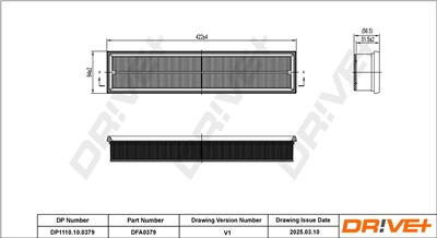 Dr!ve+ DP1110.10.0379 Číslo výrobce: DFA0379. EAN: 5907714171109.