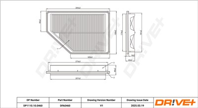 Dr!ve+ DP1110.10.0460 Číslo výrobce: DFA0460. EAN: 5907714171918.