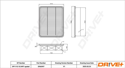 Dr!ve+ DP1110.10.0497 Číslo výrobce: DFA0497. EAN: 5907714172281.
